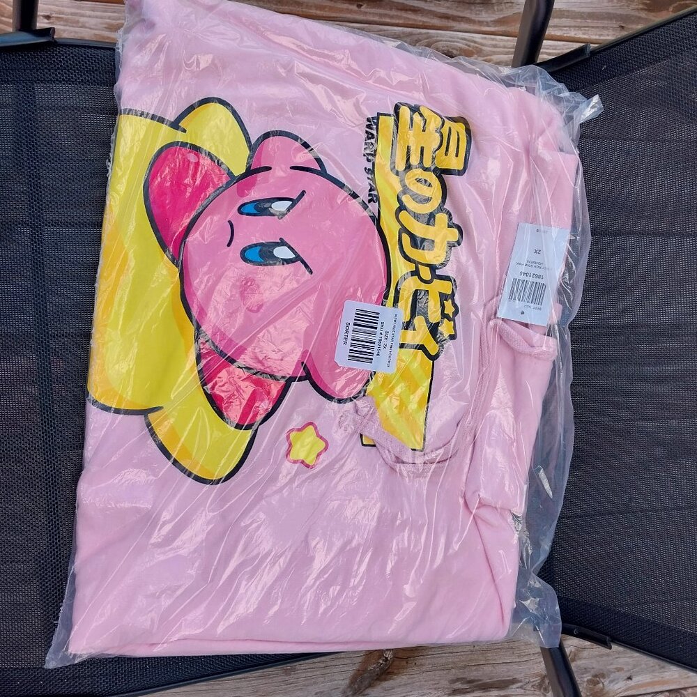 NWT 2X Mens Kirby Hot Topic Hoodie